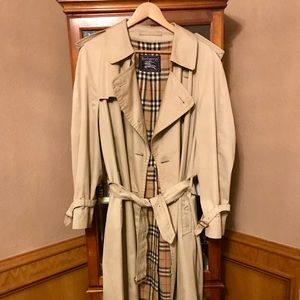 Burberry Trench Coat Men 48 Regular